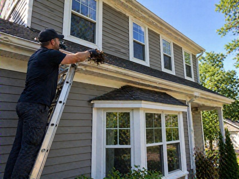 Downspout Blockage Removal in Bergen County, NJ