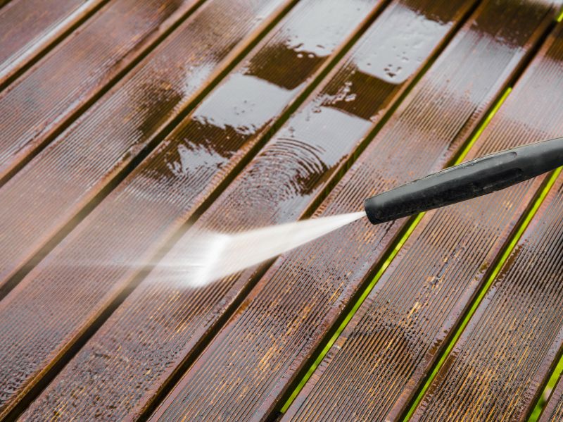 Wood Deck Powerwashing