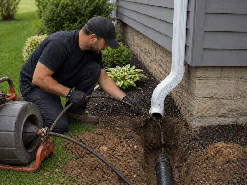 Downspout Blockage Removal in Bergen County, NJ